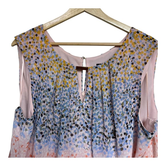 Lane Bryant Women's Maxi Dress Size 28 Sleeveless Multicolor Floral Print - Picture 5 of 8